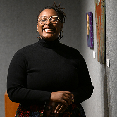 Portrait of 2025 Gilda Award recipient Cat Washington