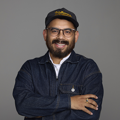 Portrait of 2026 Kresge Artist Fellow Frisly Soberanis photographed by Jenny Risher