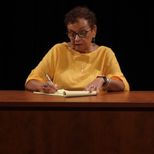 Still from Kresge Artist Fellowship film featuring Gail Parrish
