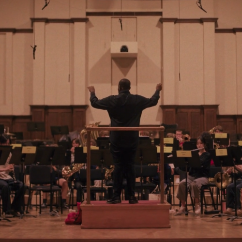 Still from Kresge Artist Fellowship film featuring Damien Crutcher