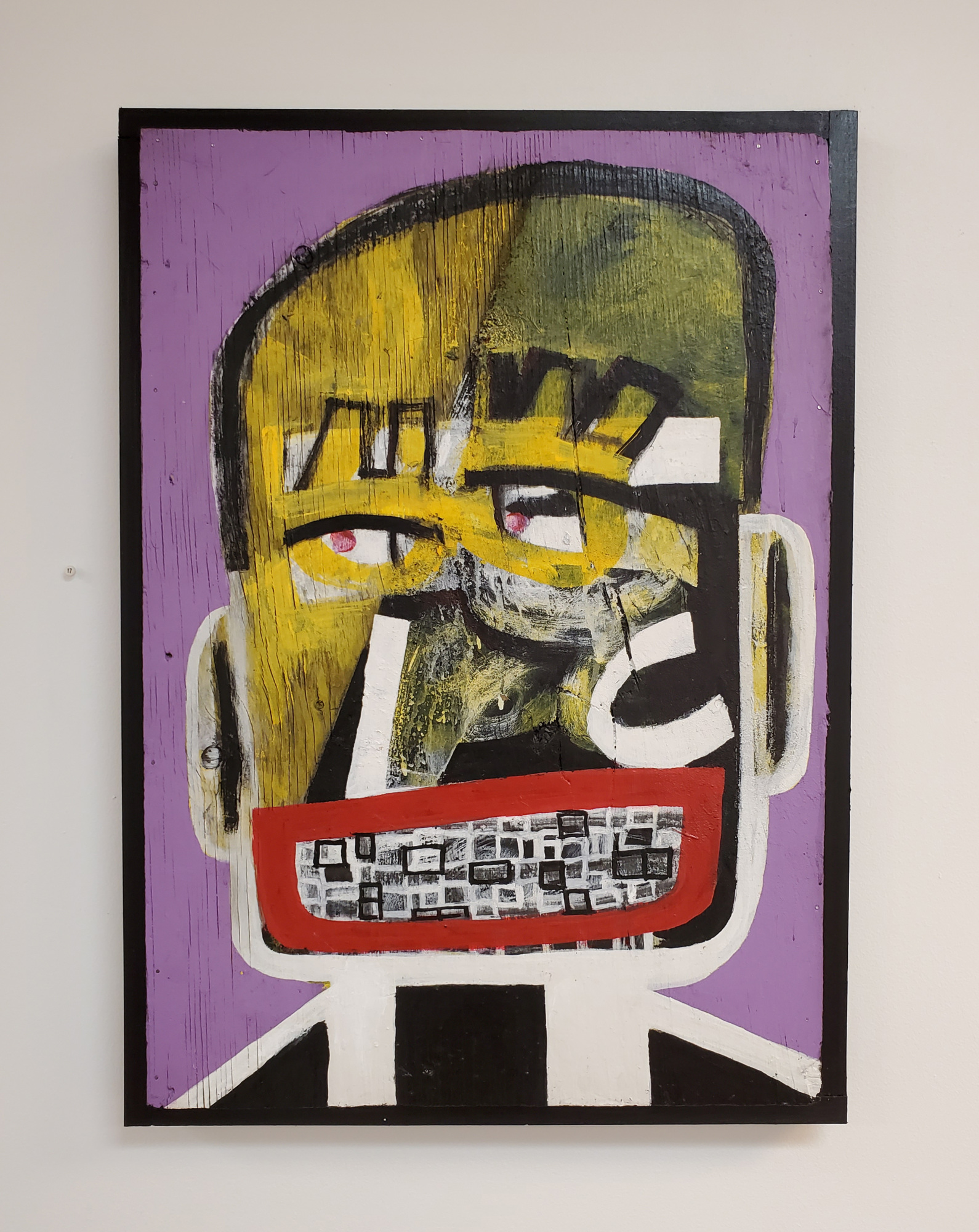 Tyree Guyton, Purple Gang, Paint on Wood, 2015