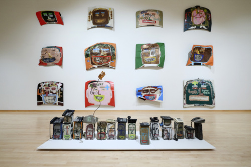 Tyree Guyton, Party Line & Faces in the Hood, Mixed Media Installation, 2005-2025