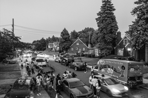 "Block party" by 2025 Kresge Artist Fellow Slumdog Visionaire