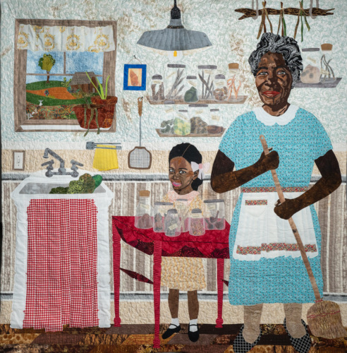 "Pearlie Mae, Medicinal Threads: Working Roots and Remedies. A Tapestry of Black Women's Wisdom" by 2025 Kresge Artist Fellow April Anue Shipp