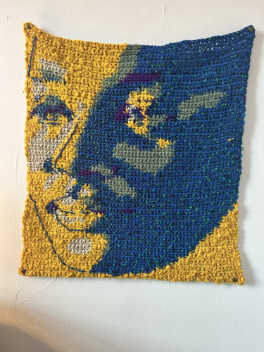 "maybe i can stitch myself happy 2" by 2025 Gilda Award recipient Cat Washington